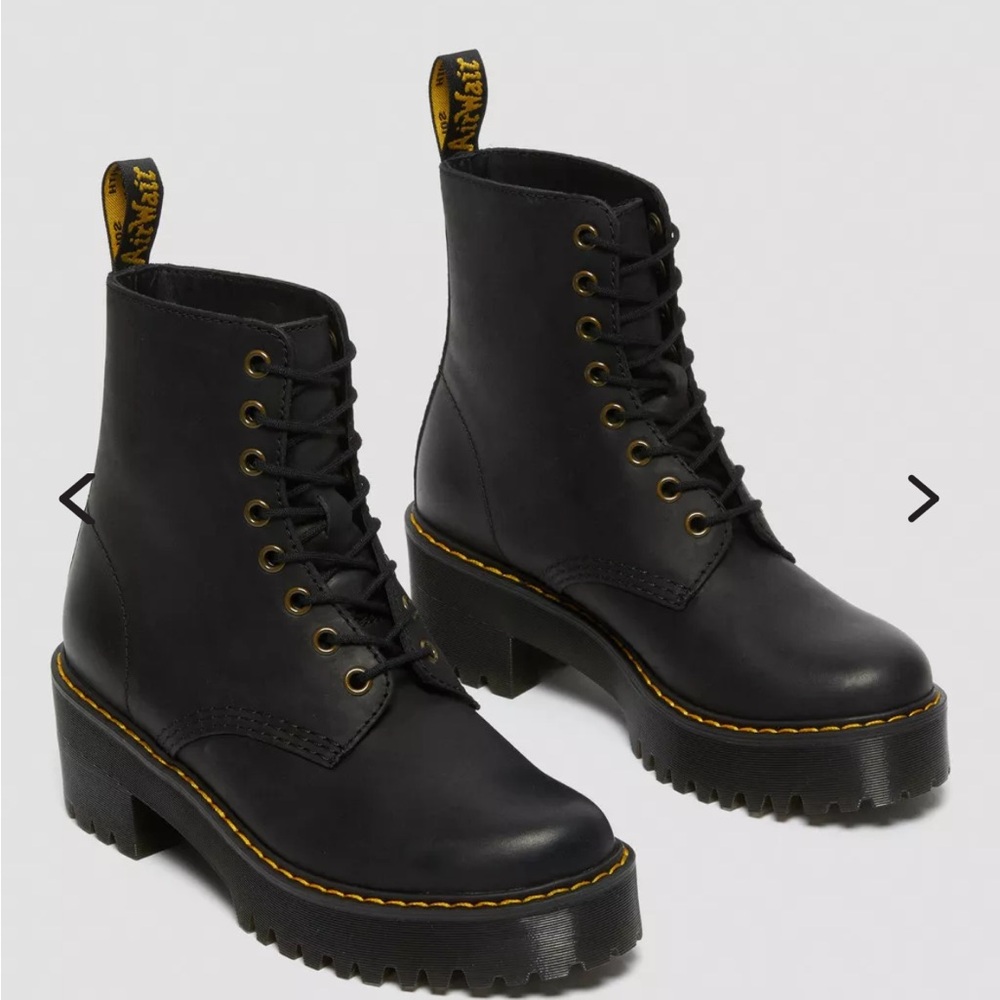 Dr. Martens Black Leather Boots